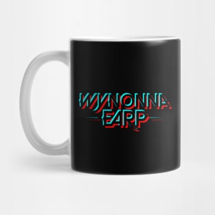 Wynonna Earp Glitch Logo - Black Mug